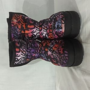UGG Graffiti Pop Multi Boots Size 12